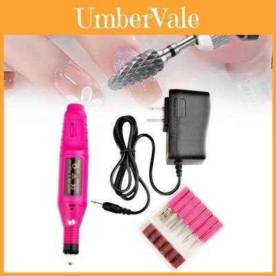 Portable Nail Drill Set With Electric Grinding Pen For Home Manicure And Nail Removal