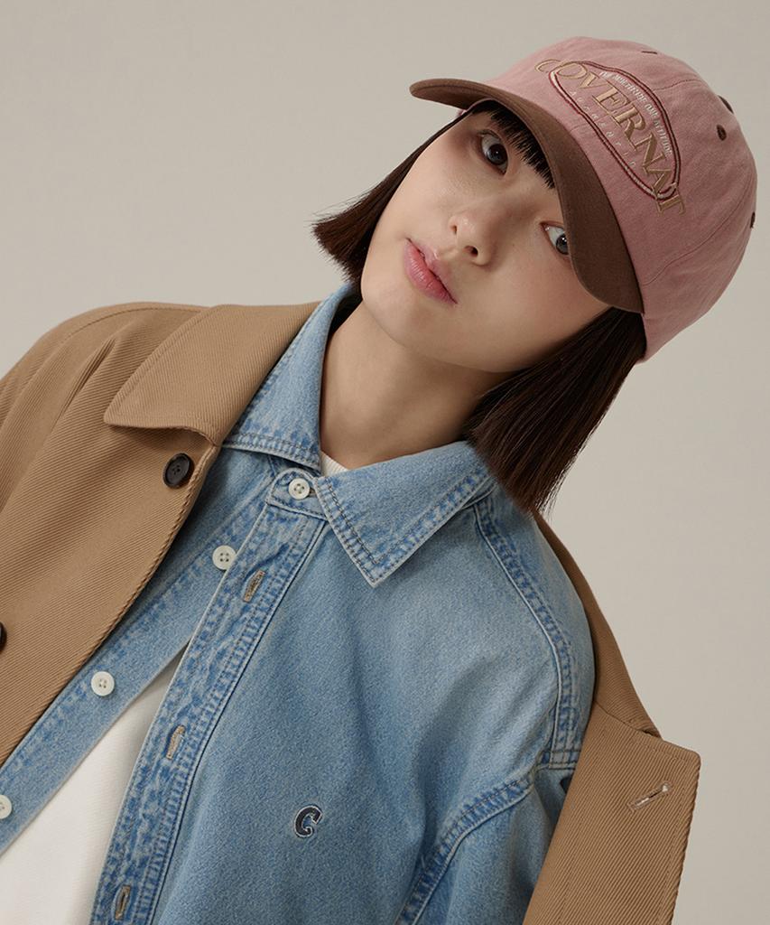COVERNAT [Cozy Fit] Vintage Ball Cap Pink