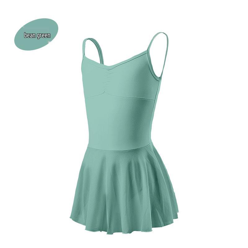 Girls' Camisole Ballet & Gymnastics Dance Costume with Gauze Skirt