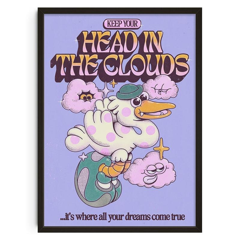 Vintage Abstract Classic Posters Retro Mind Maze Print Mid Century Wall Art Canvas Painting for Club Living Room Home Decor