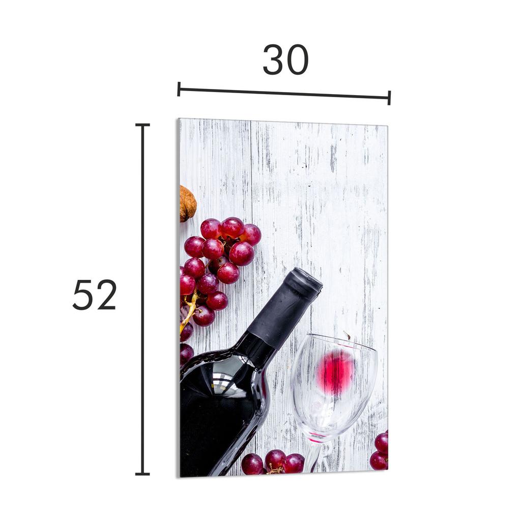 SZKLANA DESKA DO KROJENIA 30x52 Winogrono