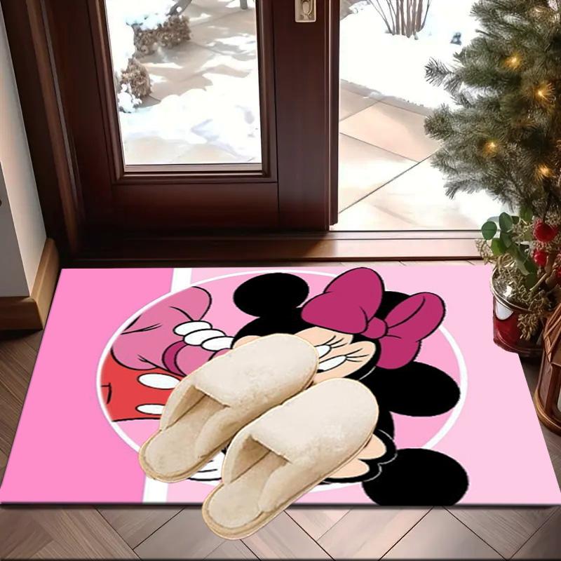 Pink Mouse Artwork Printed Area Rug for Office, Chair Rug, Decorative Carpet Floor Mat, Large Size Fan gifts Christmas gifts