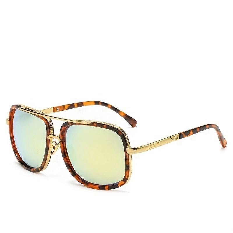 

Retro Men s Square Small Frame Eyeglasses Trendy UV Resistant Sunglasses Men Outdoor Driving Sunshade Shades UV400 Glasses 1PC