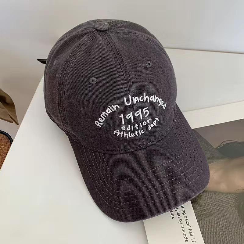 

Baseball Cap Women New Summer Solid Embroidery Letter Sunhat Men Unisex-Teens Cotton Snapback Caps Fashion Hip Hop Spring Hat сірий