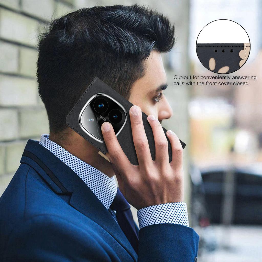 For Xiaomi Redmi Note 14 Pro+ 5G/Xiaomi Redmi Note 14 Pro 5G Leather Case BINFEN COLOR BF36 Floral Pattern Phone Cover RFID Blocking Wallet Stand