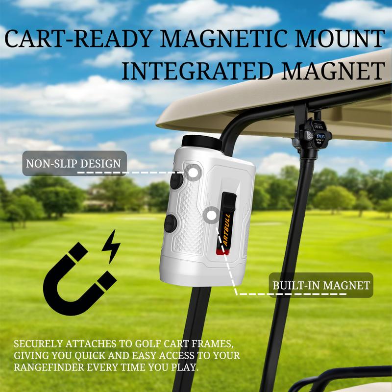 7 Modes 650/1000m Rechargeable with Magnet Slope Adjusted Flag-Lock Vibration Golf Rangefinder Laser Distance Meter