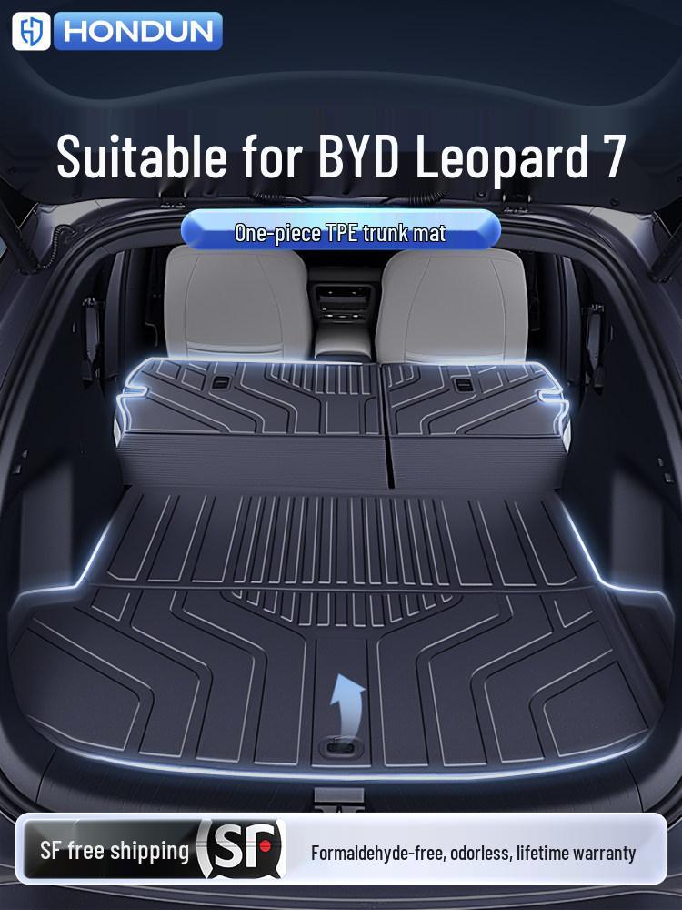 BYD Leopard 7 Titanium TPE Trunk Mat: Integrated Car Interior Modification Accessory
