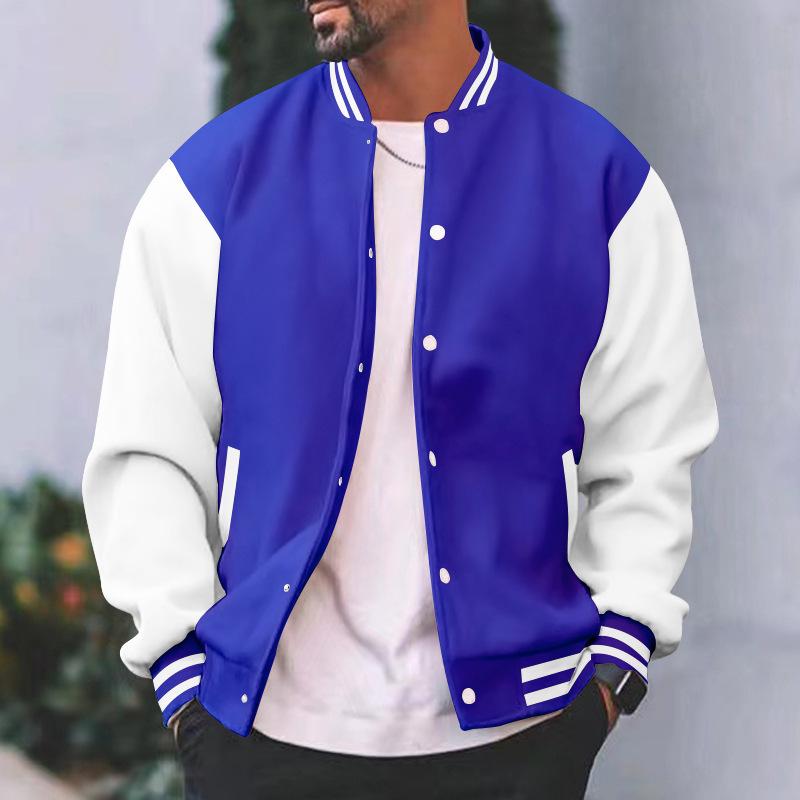 Herren Modische Vielseitige Baseballjacke für den Herbst