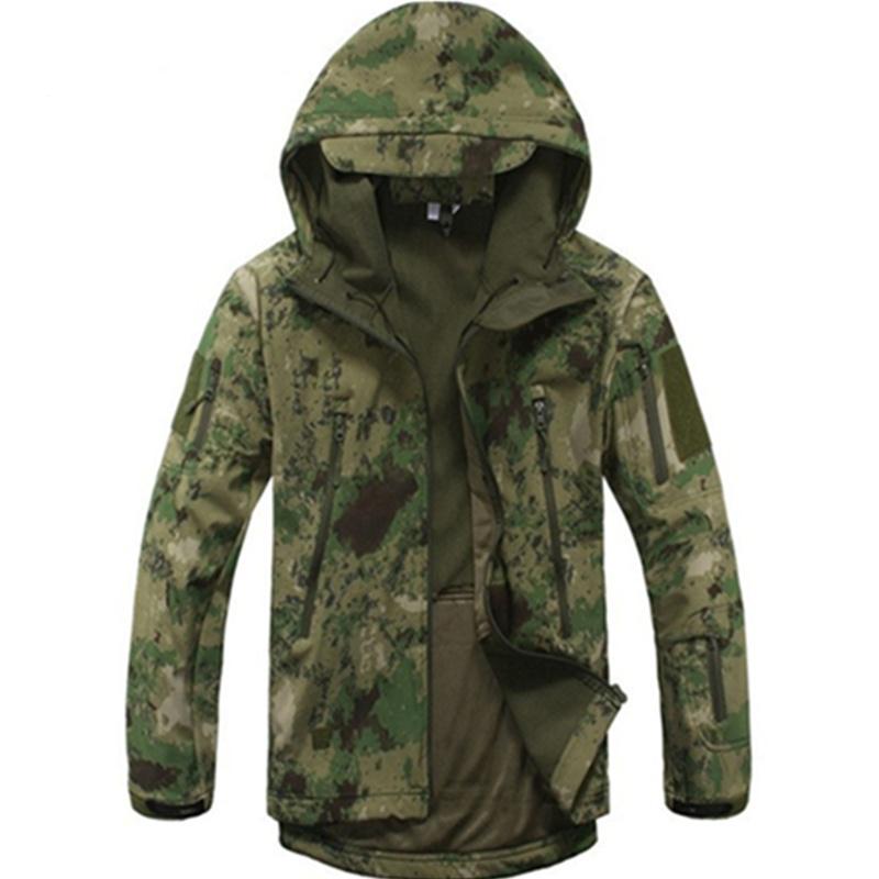 Waterproof Shark Skin Soft Shell Jacket Men Tactical Camouflage Military Coat r Waterproof Shark Skin Soft Shell Jacket Men Tactical Camouflage Military Coat r