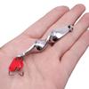 5Pcs Rotating Metal Spinner Spoon Fishing Lure Alloy Spoon Lures 10g 14g 21g 28g Artificial Bait for Trout Pike Treble Hook Pesca Wobbles Tackle