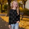 Children's Long-sleeved O-neck Top Printed Daily Casual