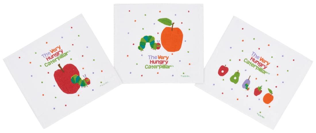 

Skater Hand Set of Very Hungry Towels, 3, Caterpillar, OAC1T-A