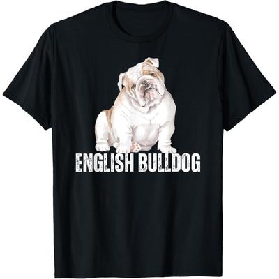 Regalos para Amantes de Perros Camiseta de Bulldog para Mujer Bulldog Inglés Camiseta para Hombre