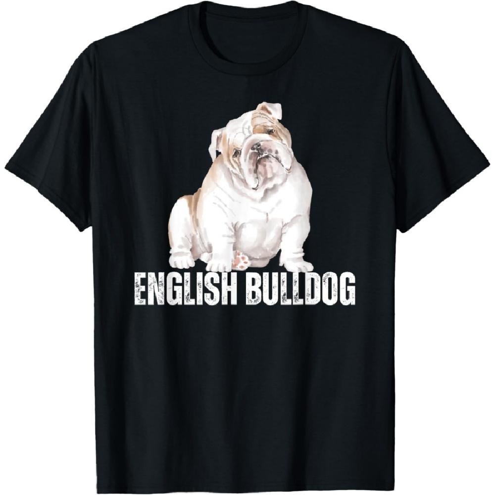Dog Lover Gifts Bulldog Shirt Women s English Bulldog Men s T-Shirt XXXXXL чёрный