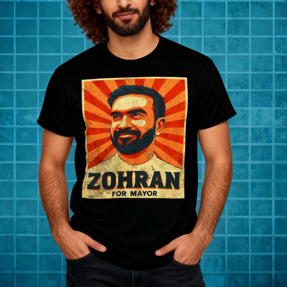 Zohran Mamdani for Mayor Merch Printed Shirt Zohran Mamdani Support TShirt Retro Men Women Casual Streetwear Fashion Cotton Tee