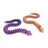 30cm Modèle de Jouet Vipère Mécanique Imprimé en 3D Articulation Mobile Oscillation Simulation Serpent Jouet Cadeau Garçon Enfant Ornement de Bureau
