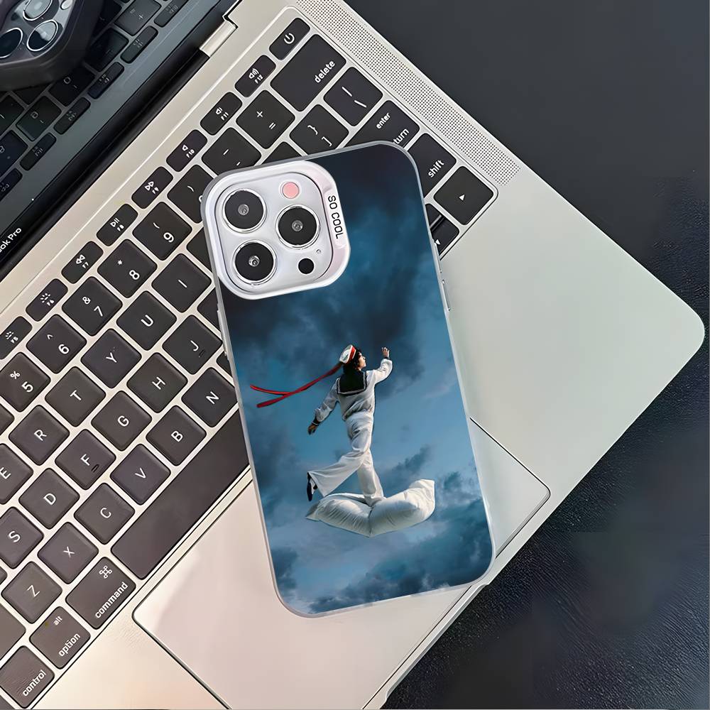 

C-Conan Gray Wishbone Phone Case For iPhone 16,15,14,13,12,11,Pro,XS,Max,Plus,Mini,SE4,E Black Matte Shockproof Cover iPhone14