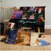 Fashion Music Avatar Plush Blanket Soft Comfortable All Seasons blanket Sofa Office Naps blanket Outdoor Travel throw Perfect Gift