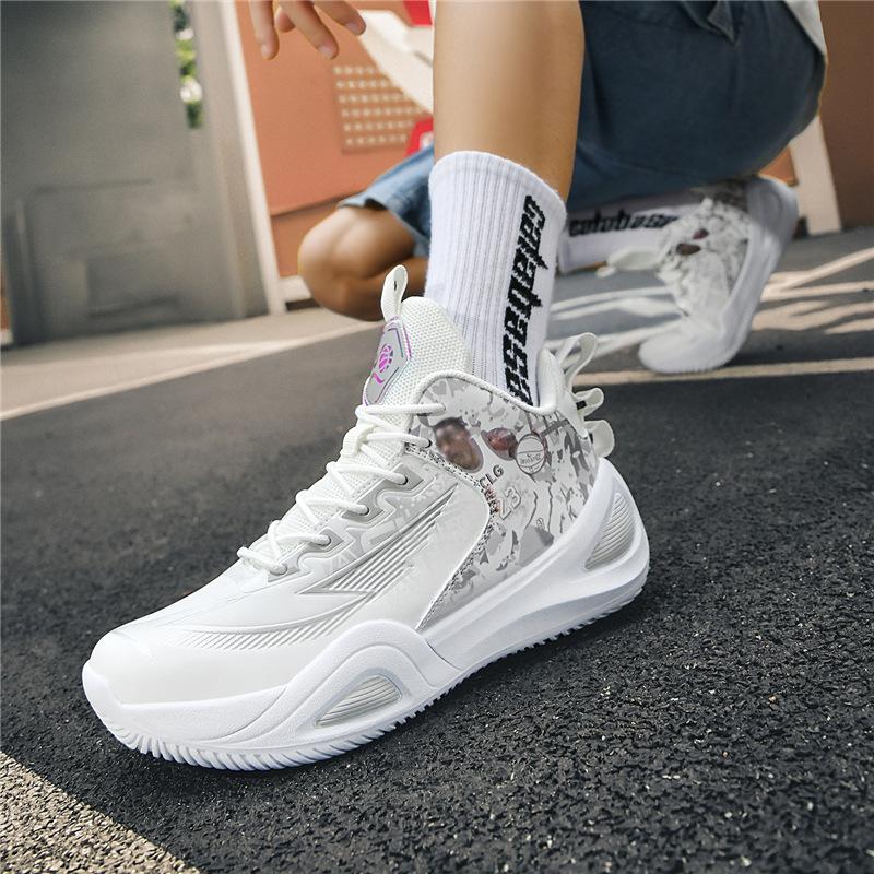 Pantofi de baschet noi pentru comerț exterior pentru tineret, rezistenți la uzură, antiderapanți, pantofi sport profesioniști pentru antrenament, cu talpă de cauciuc