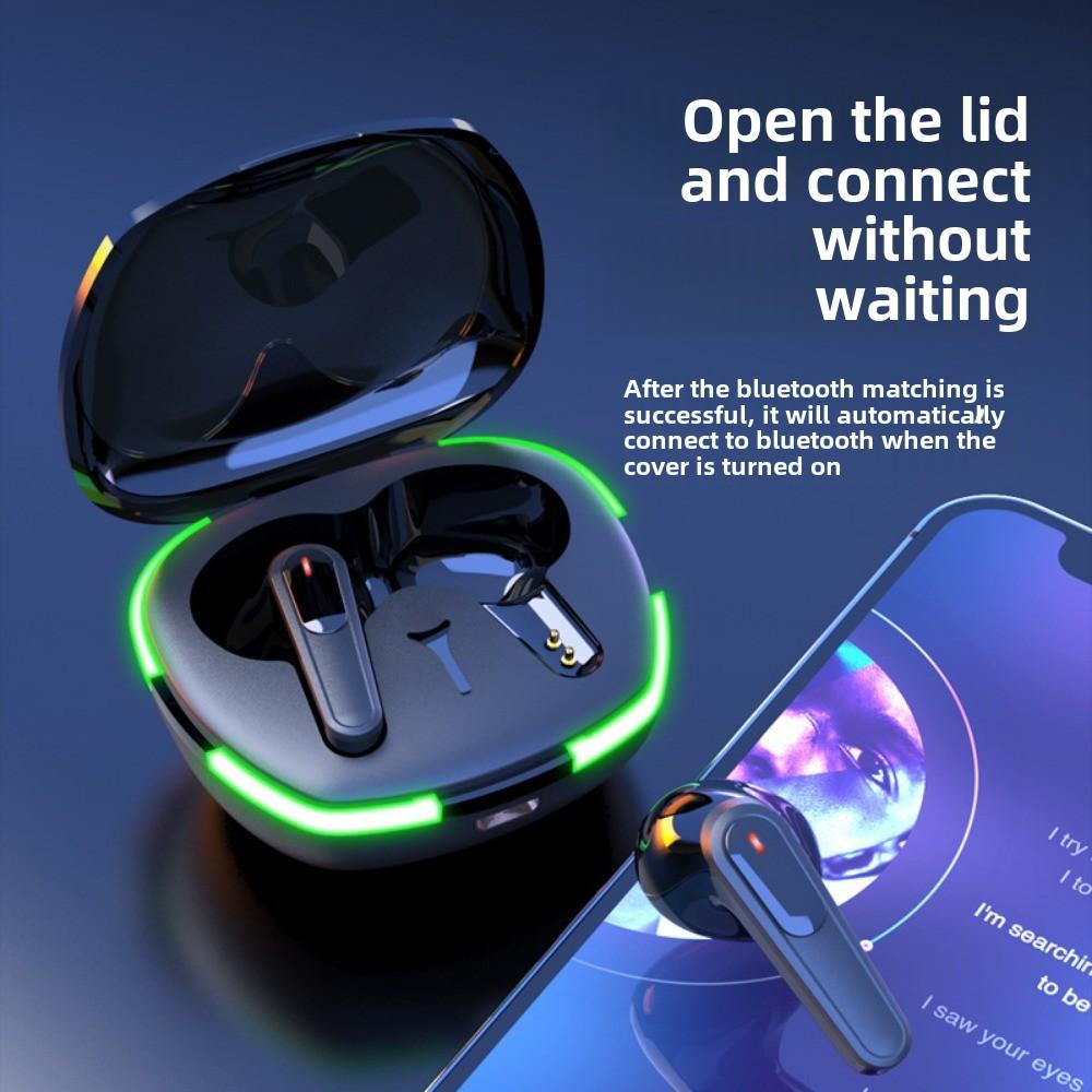 New Wireless Bluetooth Headset Dazzling Breath Light In-ear Sports Bluetooth Headset