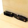 10Pcs Quick Fitting Furniture Panel Board Connector Plastic Corner Brace Connection Hinge Furniture Panel Joint Bracket