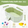 Foldable Baby Bath Thickened Large Size Portable PVC Kids Tub Collapsible Durable Newborn Child SPA Hot Bathtub 5 Balls & 2 Duck