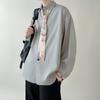 Camicia Uomo Primavera 2025 Camicie Trendy e Belle per Uomo Camicie Stile Hong Kong Alta Qualità Camicia per Coppia Maschile Comoda Camicia Streetwear