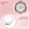 New Fashion Brand Women's Watch Waterproof Luminous Ultra-thin Quartz Watch Ladies Stainless Steel Rose Gold Diamond