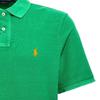 Polo Ralph Lauren Solid Color Polo Collar Slim Fit Short Sleeve Polo Shirt Men tops Green 710940455-003