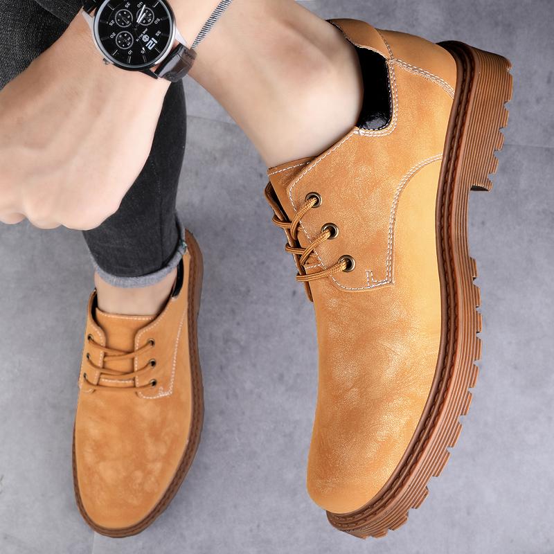 New Autumn Elegant Mens Classic Wedding Dress Formal Shoes Office Lace Up Men's Business Casual Black Flats Comfortable Loafers