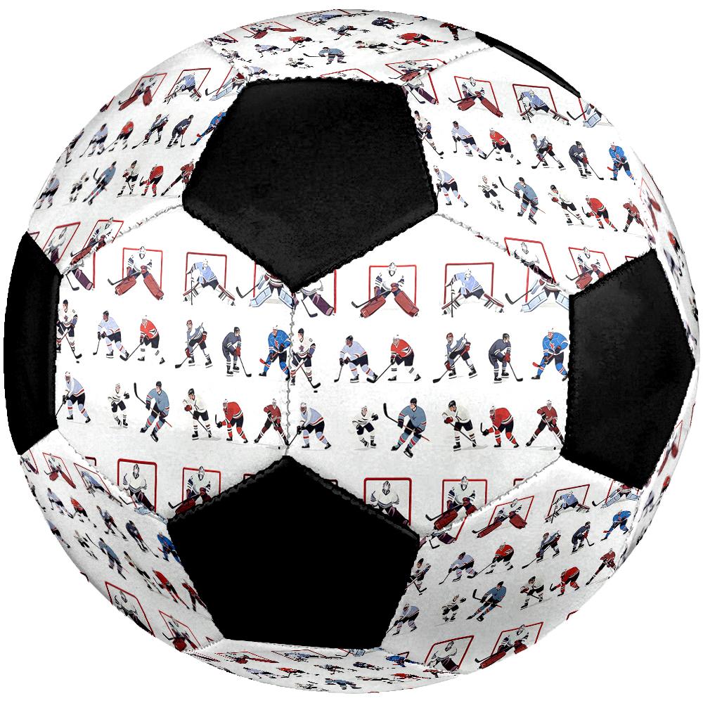 ice hockey Theme Size 5 Soccer Ball, Suitable for Both Indoor and Outdoor Matches, a Gift Suitable for Everyone.