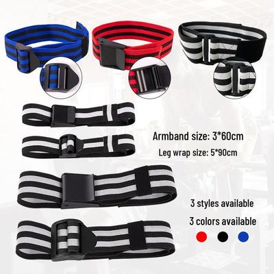 Vysoce elastická nastavitelná turniketová páska pro trénink s omezením průtoku krve - Fitness pro paže a stehna