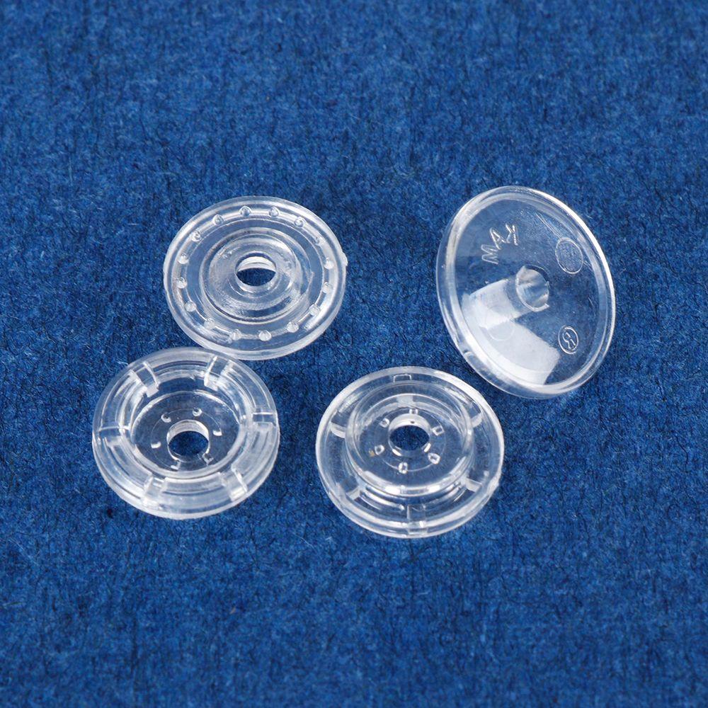 45sets(180pcs) Sewing Accessories Stud Scrapbooking Snap Buttons transparent Press Button Fasteners
