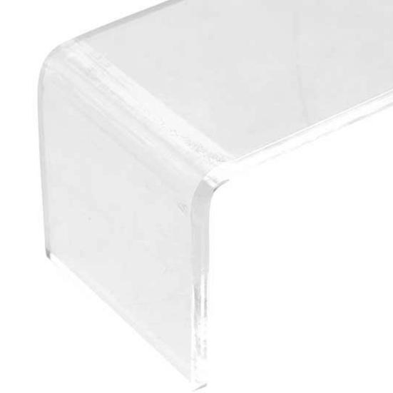 Dollhouse Modern Table Fine Workmanship Fadeless Bathroom Accessory Mini House Accessories Clear Table for Children