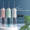 Smart Waterproof Electric Water Flosser for Fresh Breath, Portable Teeth Cleaner with Purple Light