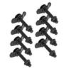 8pcs M8x60 L Track Double Lug Thrded Stud Nut Fitting 6000lbs Load Capacity for Truck Bed Trailer Pickup RV ATV