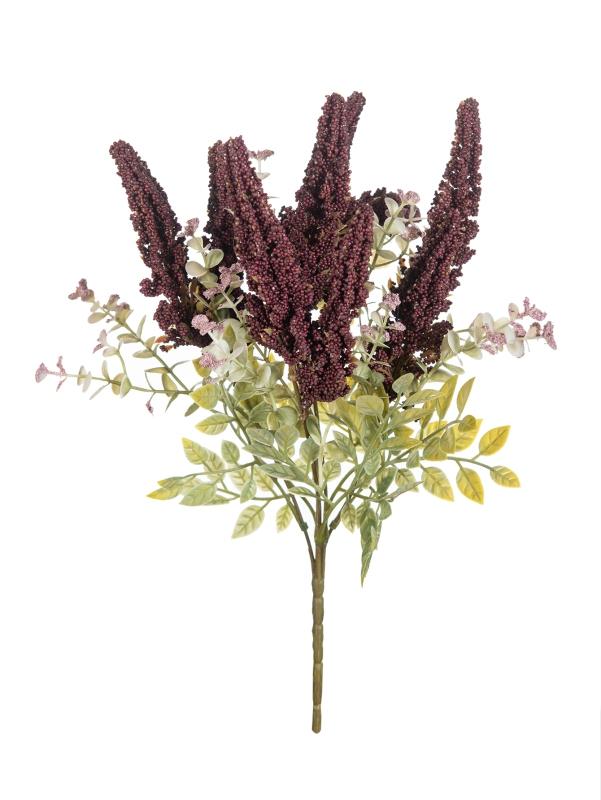 

Silk Artificial Flowers Bunble Wedding Garland Home Room Decor Open-air Bridal Beautiful Bouquets Vase Photography Prop Diy Gift 1pc бордовый