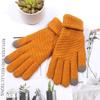 Frauen Männer Warme Winter Touchscreen Handschuhe Stretch Strick Fäustlinge Wolle Vollfinger Guantes Weibliche Häkeln Handschuh