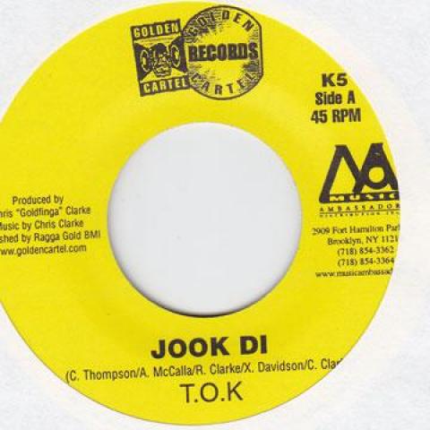 

7inch Record TOK - Jook Di K5 Golden Cartel 2004 US Reggae, Ska & Dub