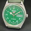 SEIKO 5 AUTOMATIC 6309A JAPAN MENS VINTAGE ARABIC GREEN DIAL WATCH a701549-5