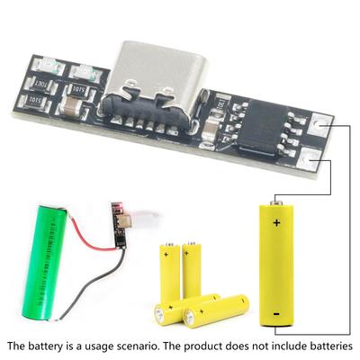 Type C USB 3.7V 18650/27100/32700 Lithium Battery Charging Board Charging Module Power Management Board Replacement