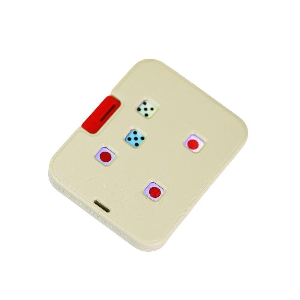 

Dice Fidget Mechanical Roller Hand Spinner Rotating Roulette Gathering Board Game Card Game EDC Stress Relief Toy Anti Anxiety белый