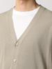 Good Spec Knit Cardigan / V-neck / Washable / High-twist cotton acrylic jersey / Plain