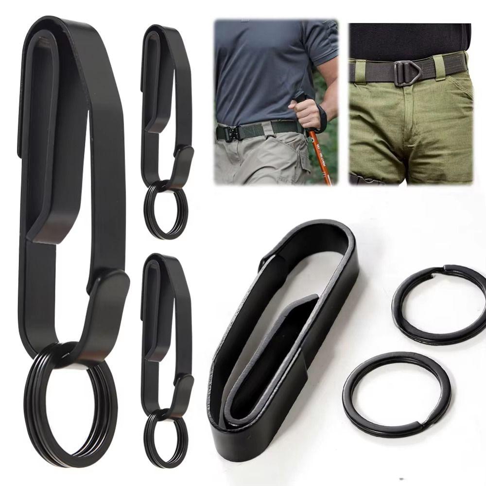 Anti-Lost Car Key Holder Carabiner Clip Keychain Belt Hanger Hook Tool Car Key Buckle Bag Strap