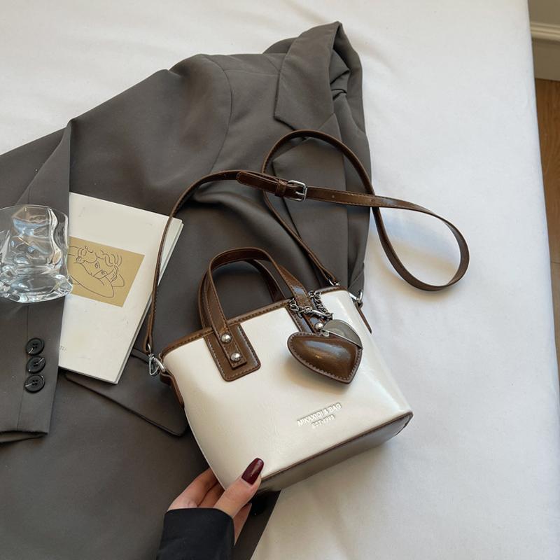 

PU Leather Fashion Crossbody Bags with Adjustable Strap Top-handle Handbags Crossbody Purse for Women Work Travel KTY 21x9x16cm бежевый