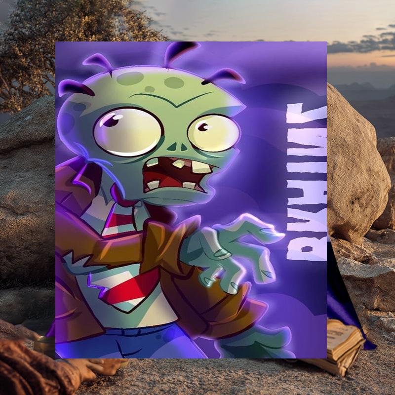 1PC Zombie Party  Flannel Blanket Gift, Suitable for Both Men And Women, Soft Ideal for Beds And Sofa, Birthday Or Christmas Gift