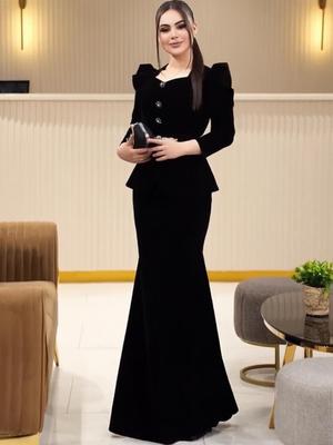 Ensemble Élégant Top & Jupe Couleur Unie Mode Européenne & Américaine Automne 2025