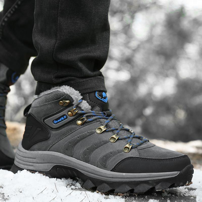 Мужские брендовые зимние ботинки для снега — фото 14