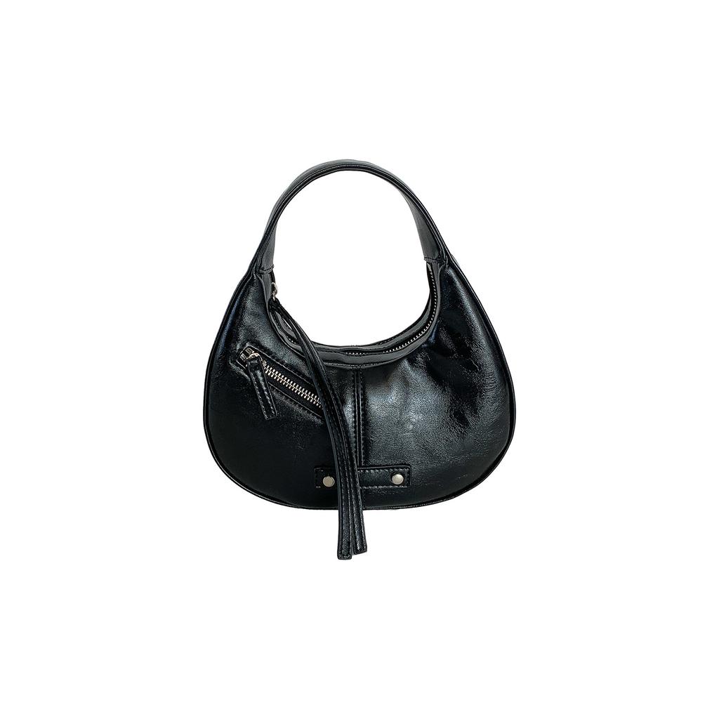 Handtasche, Kleine Handtasche, Nische, Hochwertig, Stilvoll, für den täglichen Weg zur Arbeit, Halbmondförmige Tasche