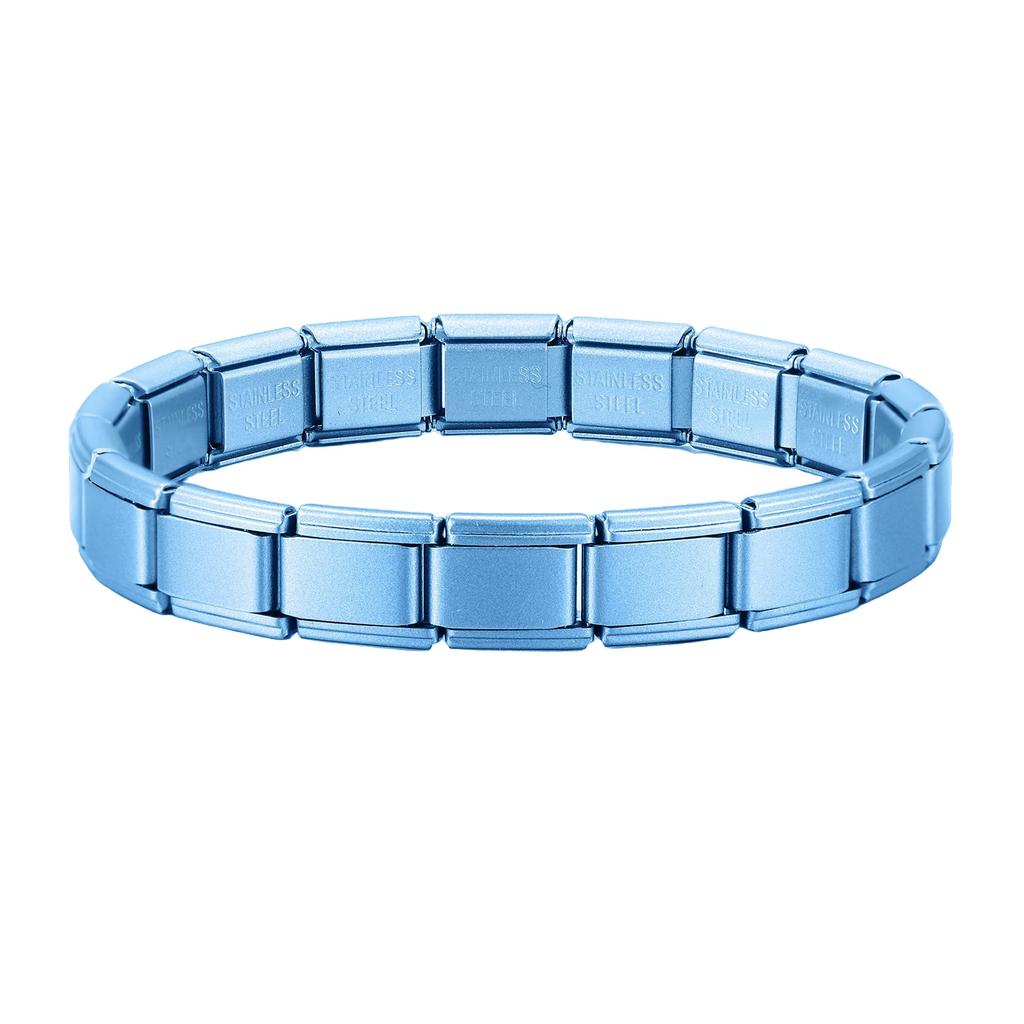 Bracelets à Charms Italiens Y2K DIY Élastique de Base Bracelet en Acier Inoxydable Mode Bijoux pour Femmes Fabrication Vente en Gros